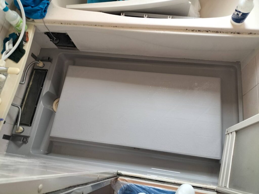 排水廻りの清掃後